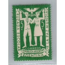 ARGENTINA 1947 GJ 953d ESTAMPILLA CON VARIEDAD CATALOGADA NUEVA MINT U$ 5